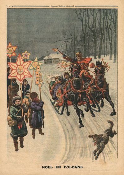 Natale in Polonia, illustrazione da 